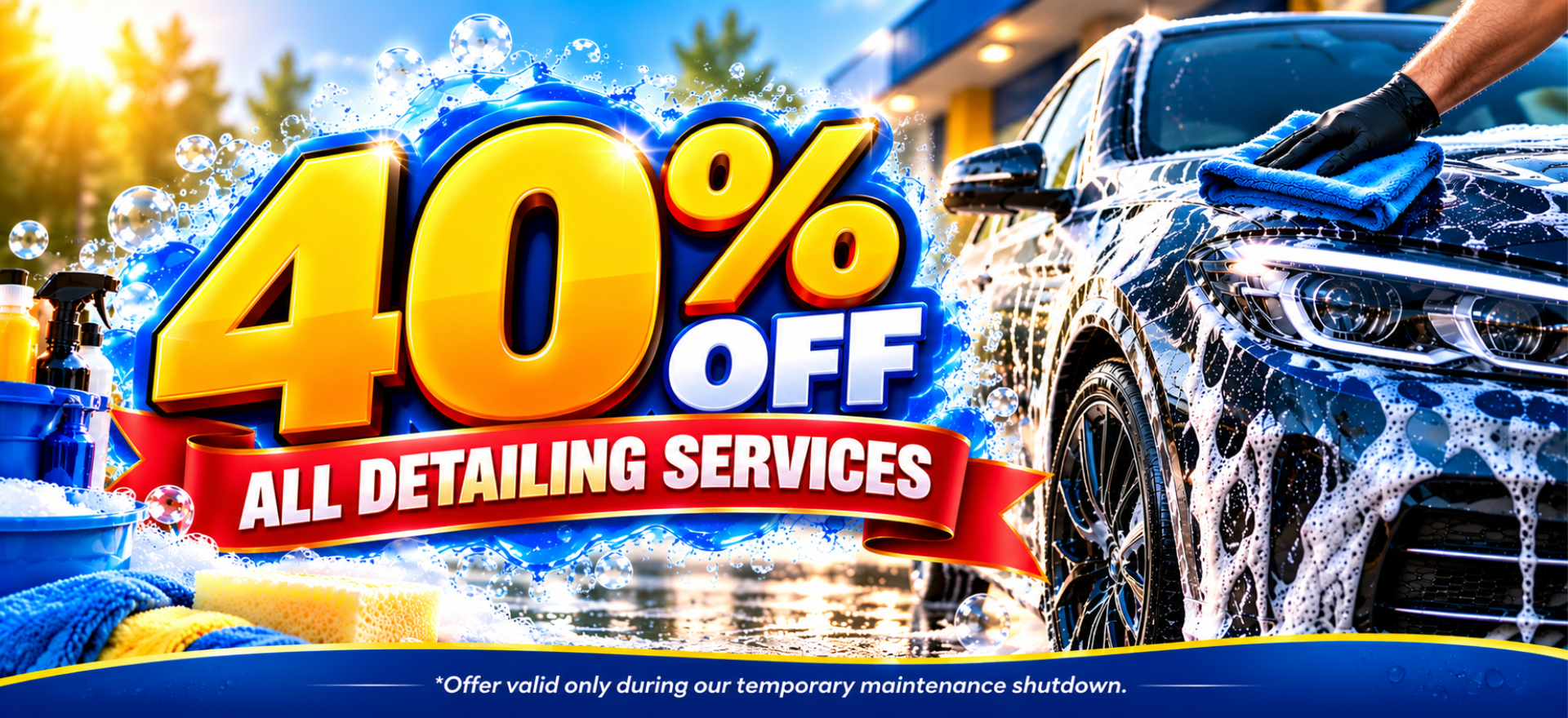 40% Off Car Detailing Services